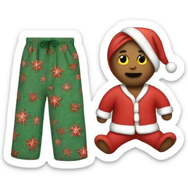 Chrismas pyjama  sticker