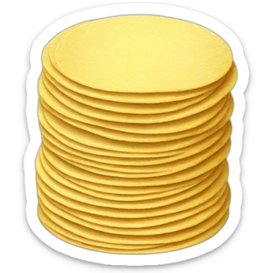 Small Stack of corn tortillas sticker