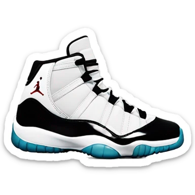 Emoji of Jordan xi shoes sticker