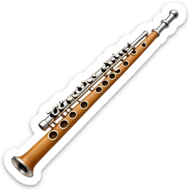 flute traverso sticker