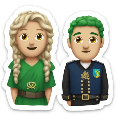 Ireland and scotland  sticker