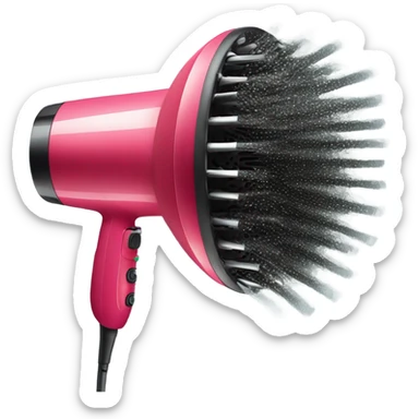 Blow dryer diffuser sticker