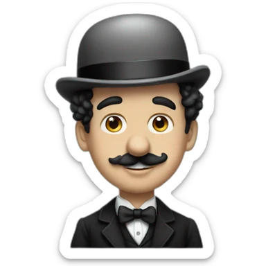 Charlie Chaplin without helm sticker