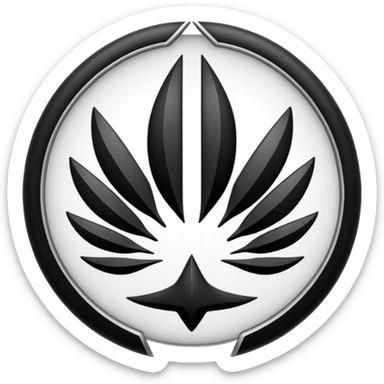 Büyük bir beşiktaş logosu  sticker