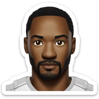 Anthony Mackie serious sticker