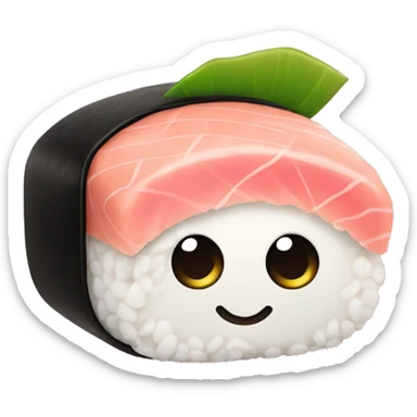 sushi de color rosa sticker