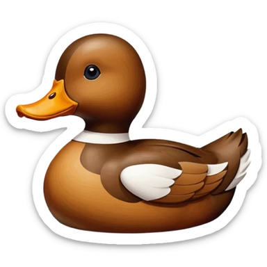 decoy duck sticker
