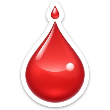 drop red stock market emoji sticker