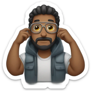 among us crewmate apple artstyle sticker