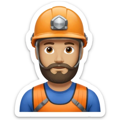 bearded athlete in helmet



















 sticker