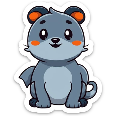 Disney animal sidekick character sticker