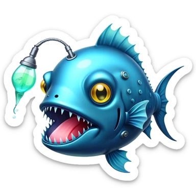 Anglerfish sticker