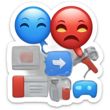 red logo with some white and some blue swohing a pc and the phrase Bits&Tips sticker