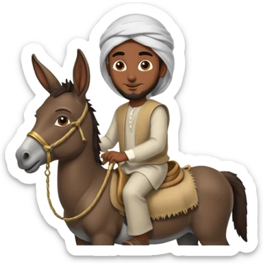 фото араб на осле sticker