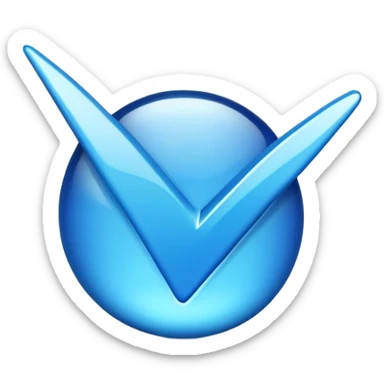 blue tick Instagram  sticker