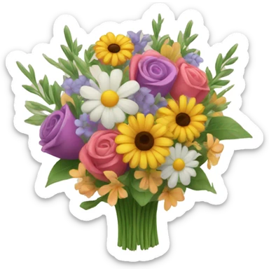 bouquet of flowers  sticker