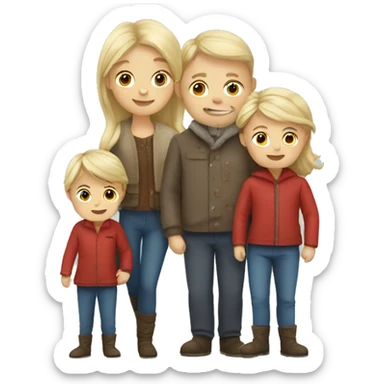 nordic family sticker