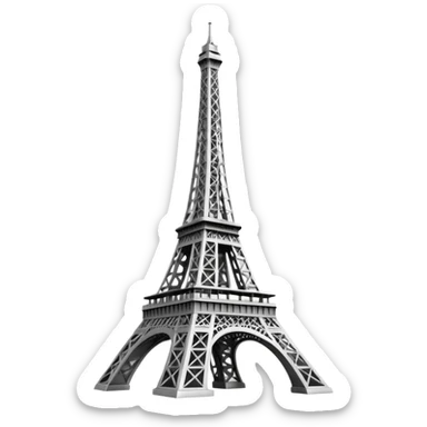 eiffel tower sticker