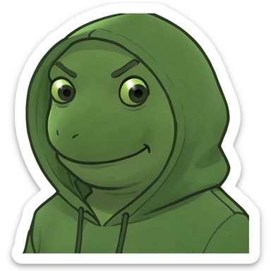 Hello kitty smoking sticker