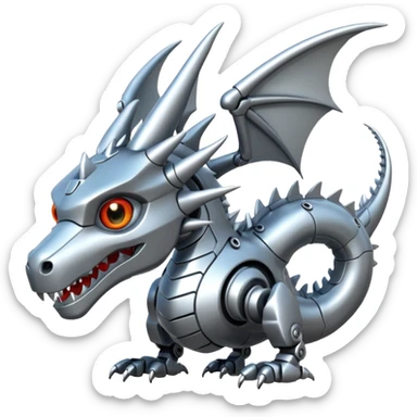 Robo dragon sticker