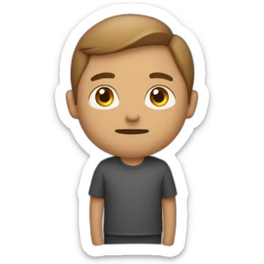 hold man with is sticker