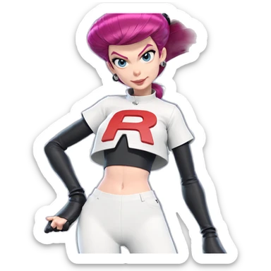 jessie from team rocket style sticker