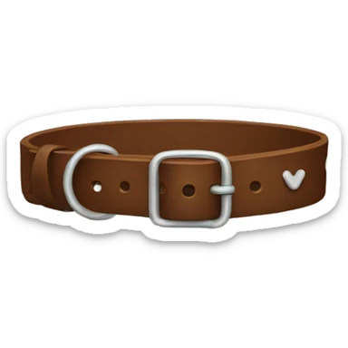 Dog collar sticker