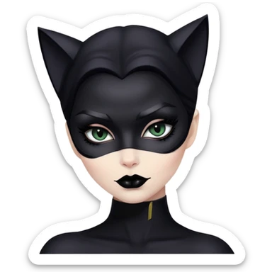 Catwoman face sticker