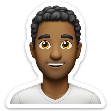 Brazillian guy sticker