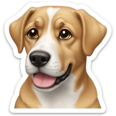 2 dog pws crossed sticker