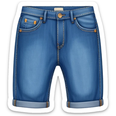 baggy Denim Jeans sticker