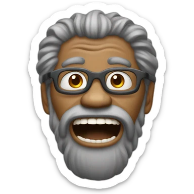 singe qui tire la langue sticker