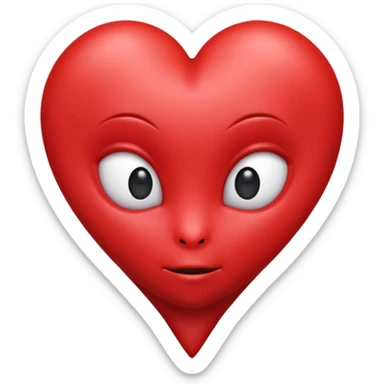 heart alien love sticker