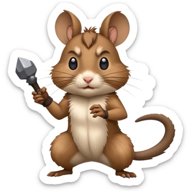 Degu playing brawlstars sticker