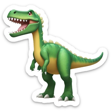 cute spinosaurus pokemon sticker