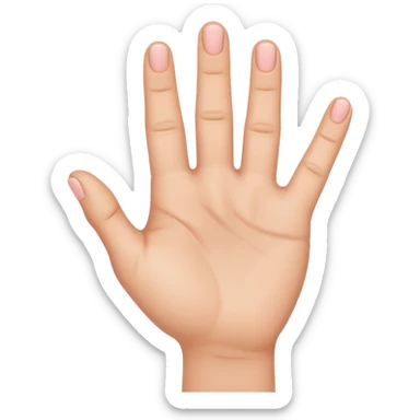 Flip verticle this emoji 🫰 sticker