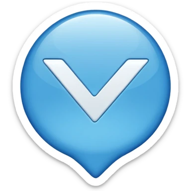Create a verify blue tick emoji add to g keyboard sticker