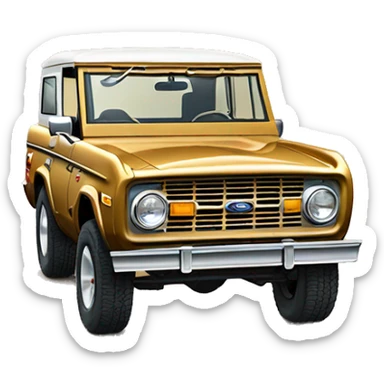 1973 Ford Bronco no top sticker