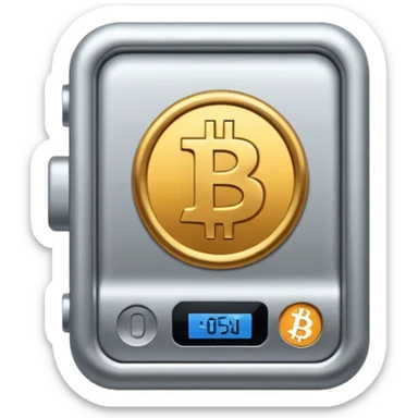 bitcoin bank sticker