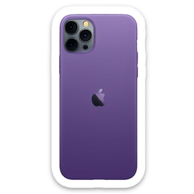iPhone 16 pro max purple sticker