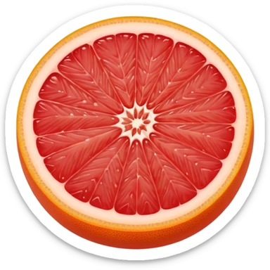 red grapefruit sticker