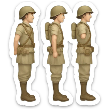 39-45 guerre sticker