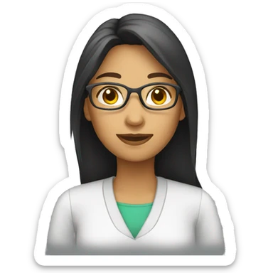 Female tutor sticker