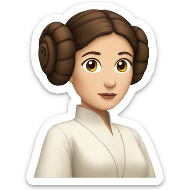 princess leia sticker
