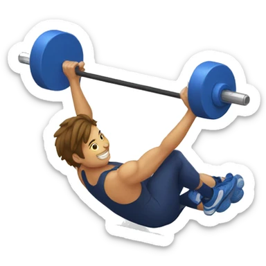 sport picture with exercises sticker