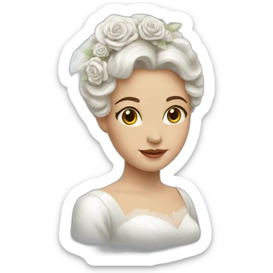 Mariage voilée sticker