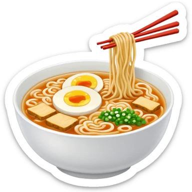 GENERATE ME A BOWL OF RAMEN MAKEIT PLAIN sticker