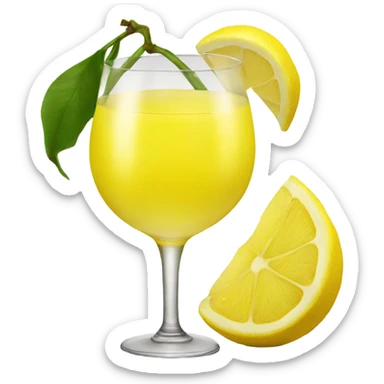 Lemon drop sticker