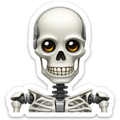 Robot skeleton  sticker