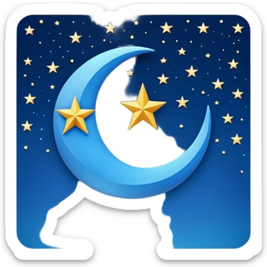 Türk Devletleri Teşkilatı (TDT) veya eski adıyla Türk Dili Konuşan Ülkeler İşbirliği Konseyi (Türk Konseyi) bayrağı ile emoji sticker